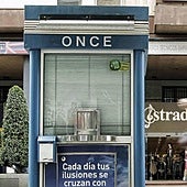 Venta de cupones de la ONCE.