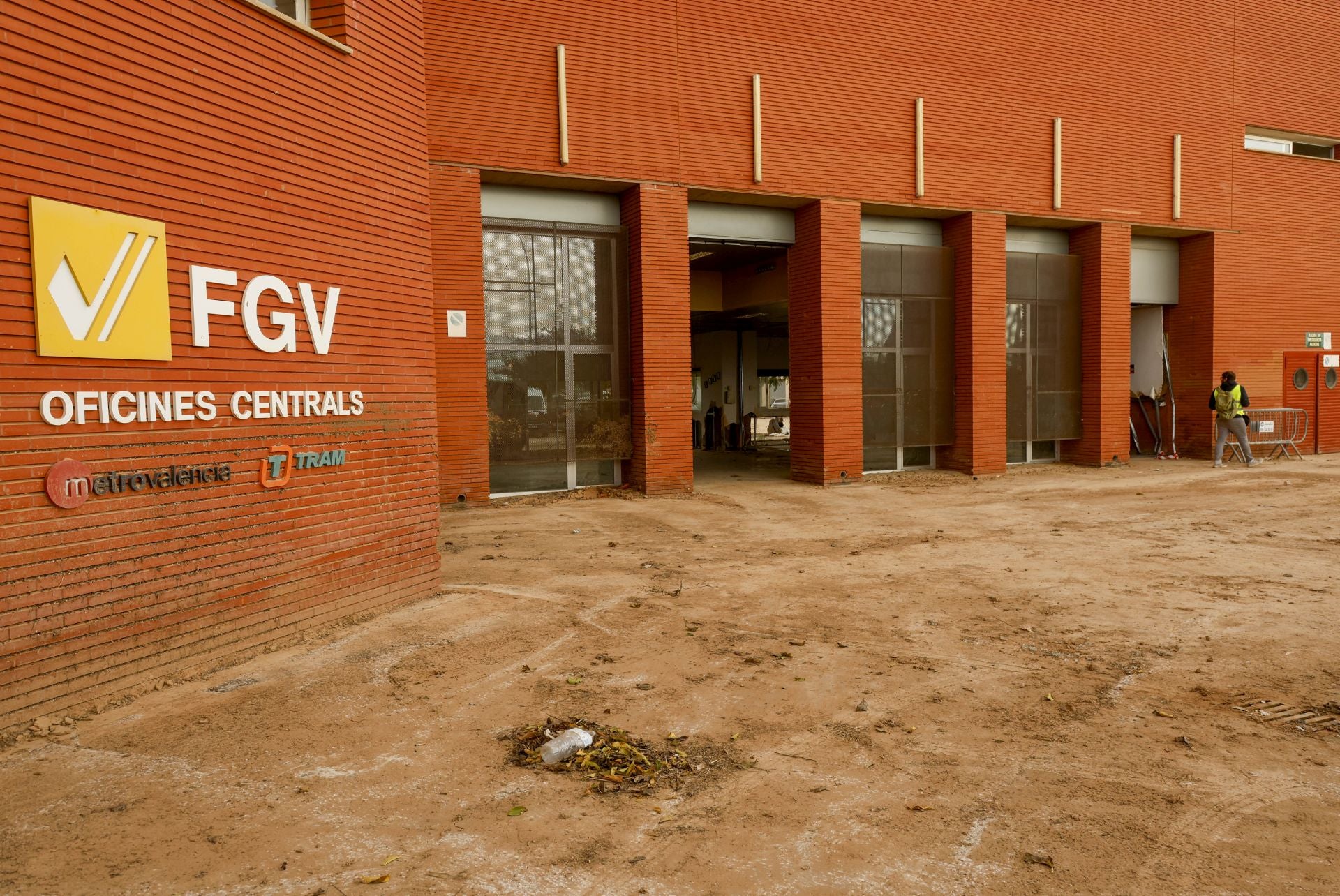 Así ha quedado la estación de València Sud tras la DANA