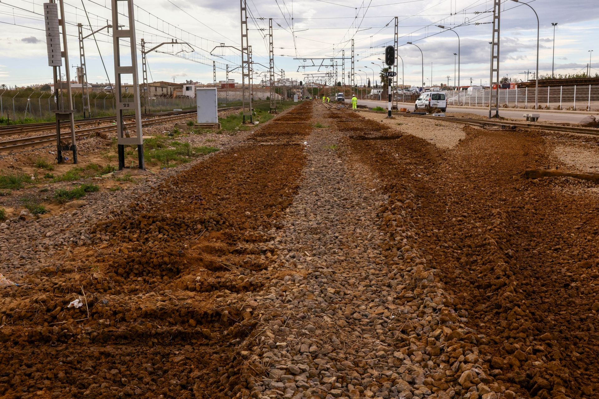 Así ha quedado la estación de València Sud tras la DANA