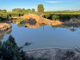 Mota del Júcar tras el paso de la DANA.