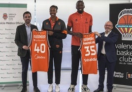 Alexander y Brimah, en su presentación.