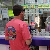 Una administración de lotería, en una imagen de archivo.