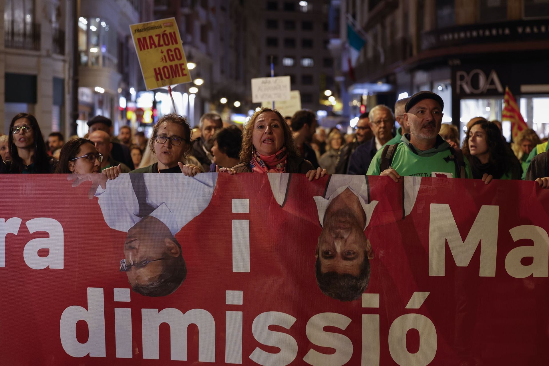 Imágenes de la manifestación en Valencia contra la gestión de Educación tras la DANA