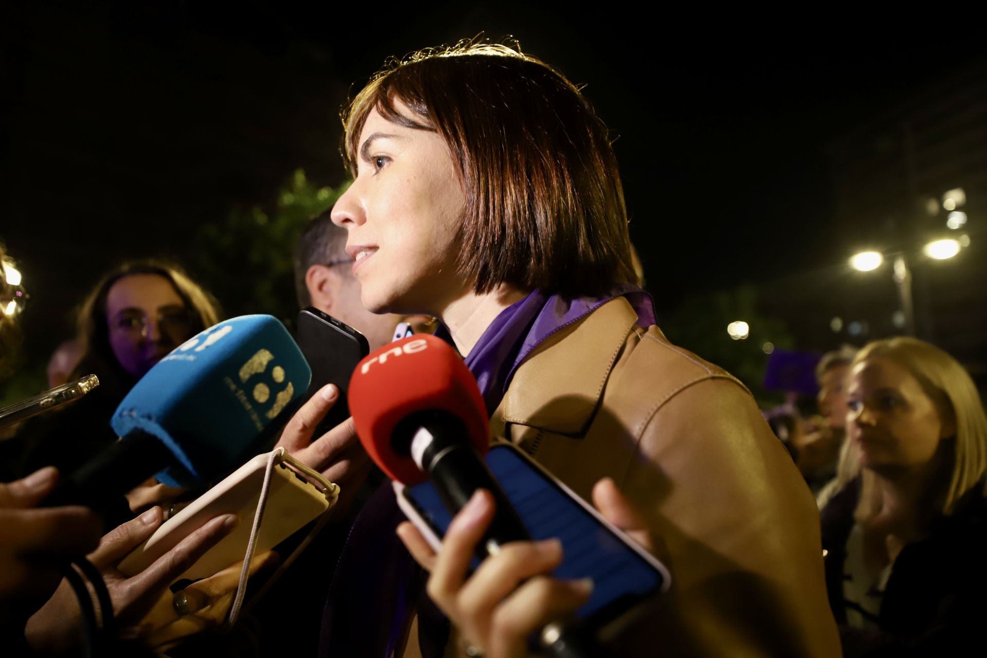 Las imágenes de la manifestación por el 25-N en Valencia