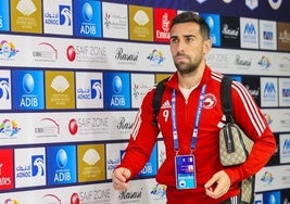 Paco Alcácer, con el Sharjah FC