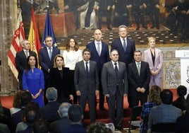 Toma de posesión de los nuevos consellers en el Palau de la Generalitat.