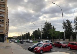 Cielo nuboso en Valencia.