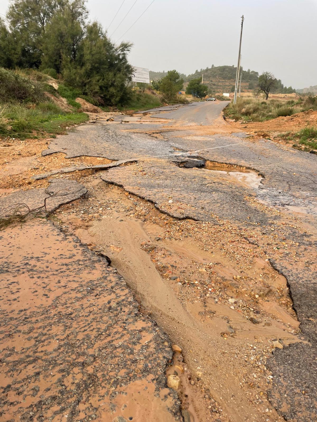 Algunos de los efectos de la DANA en el municipio.