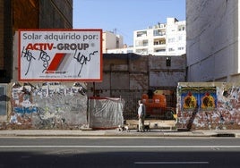 Solar de la calle Jesús donde se construirá un hotel y se elimará el tapón urbanístico.