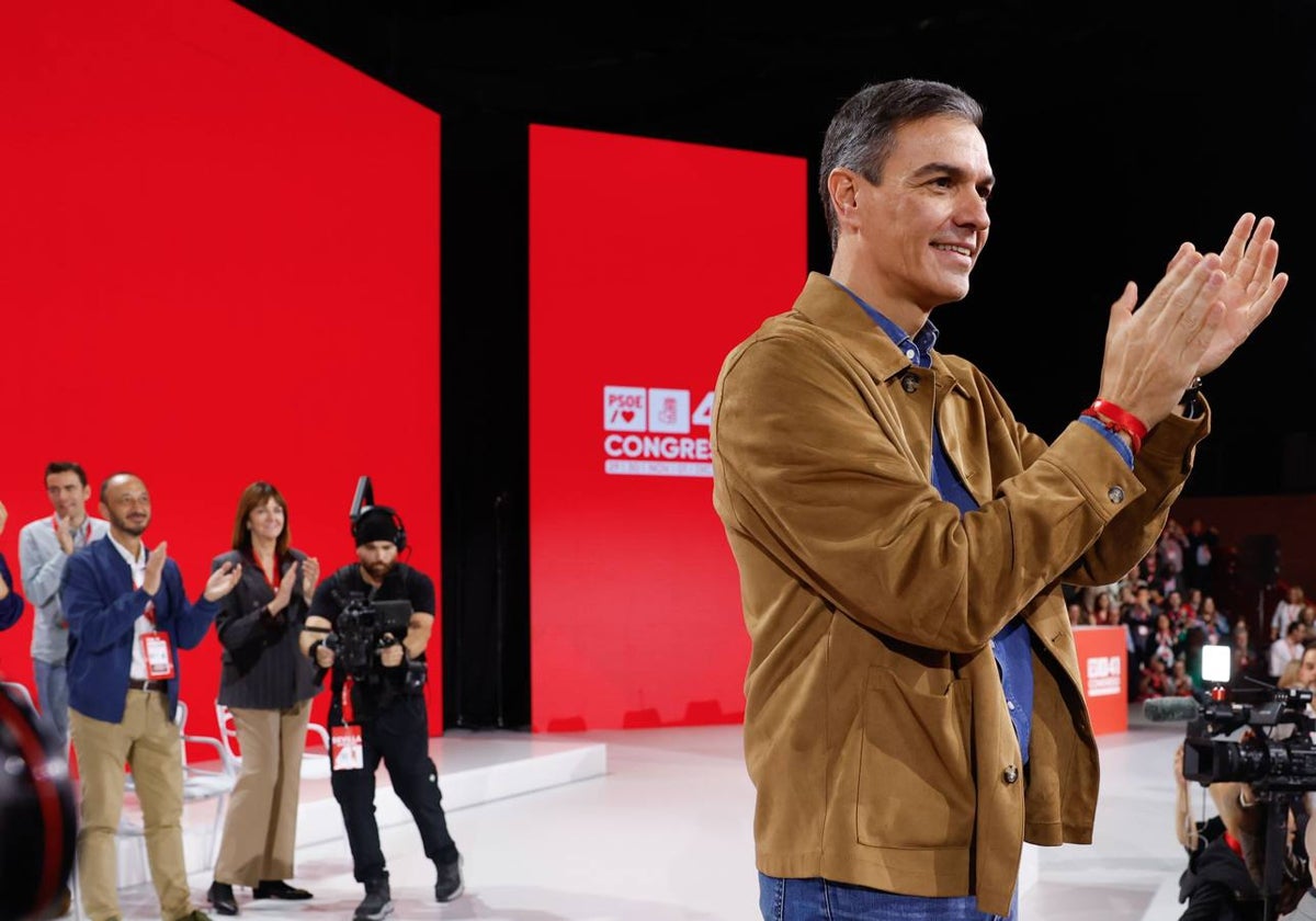 Pedro Sánchez, en la inauguración del congreso.