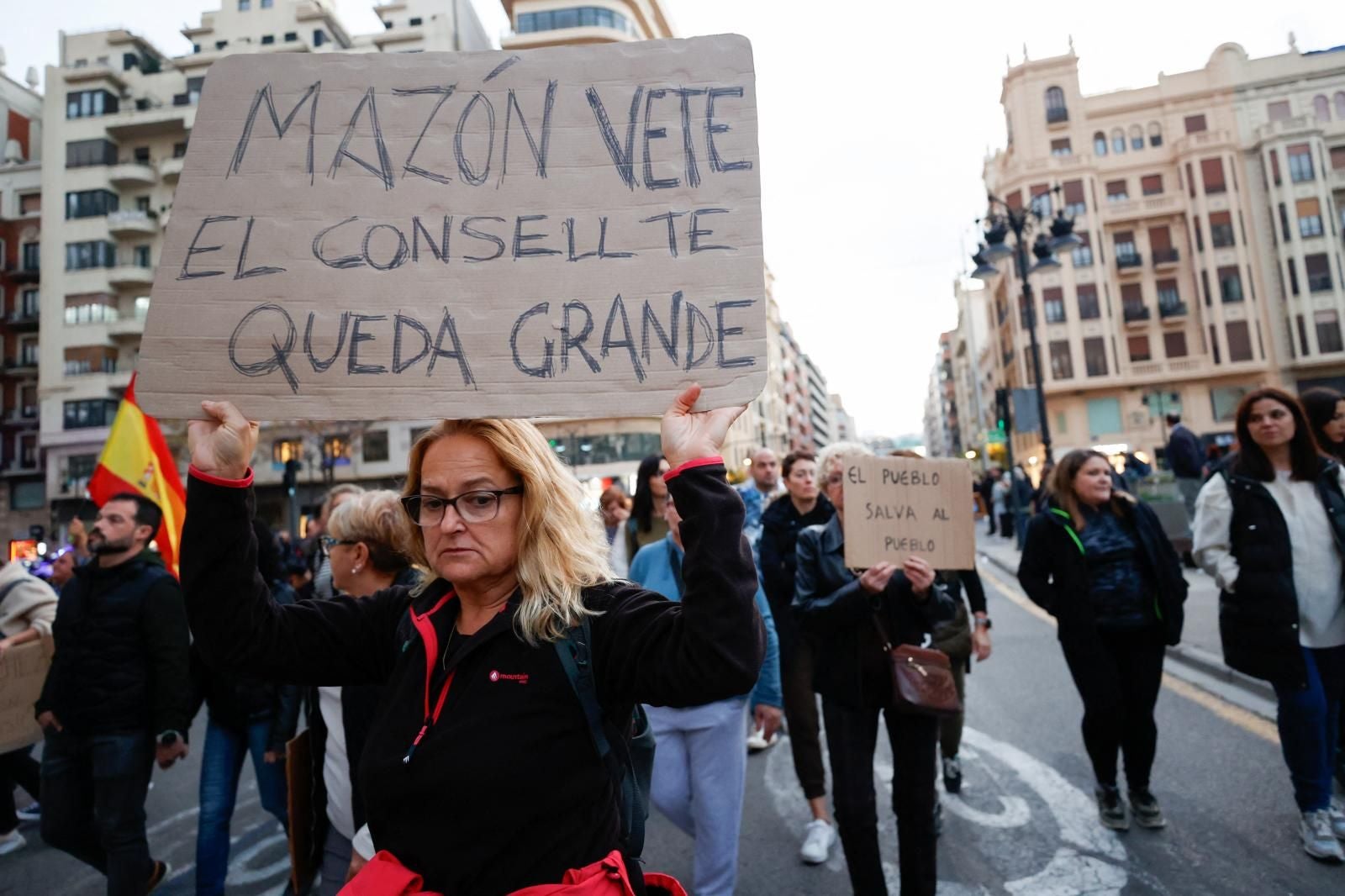 Fotos: Manifestación en Valencia contra la gestión política de la DANA