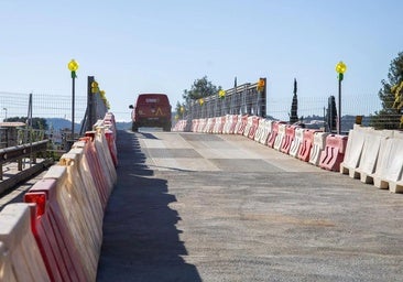 El CECOPI restringe la circulación por la noche en el puente provisional de Cheste desde la CV-50