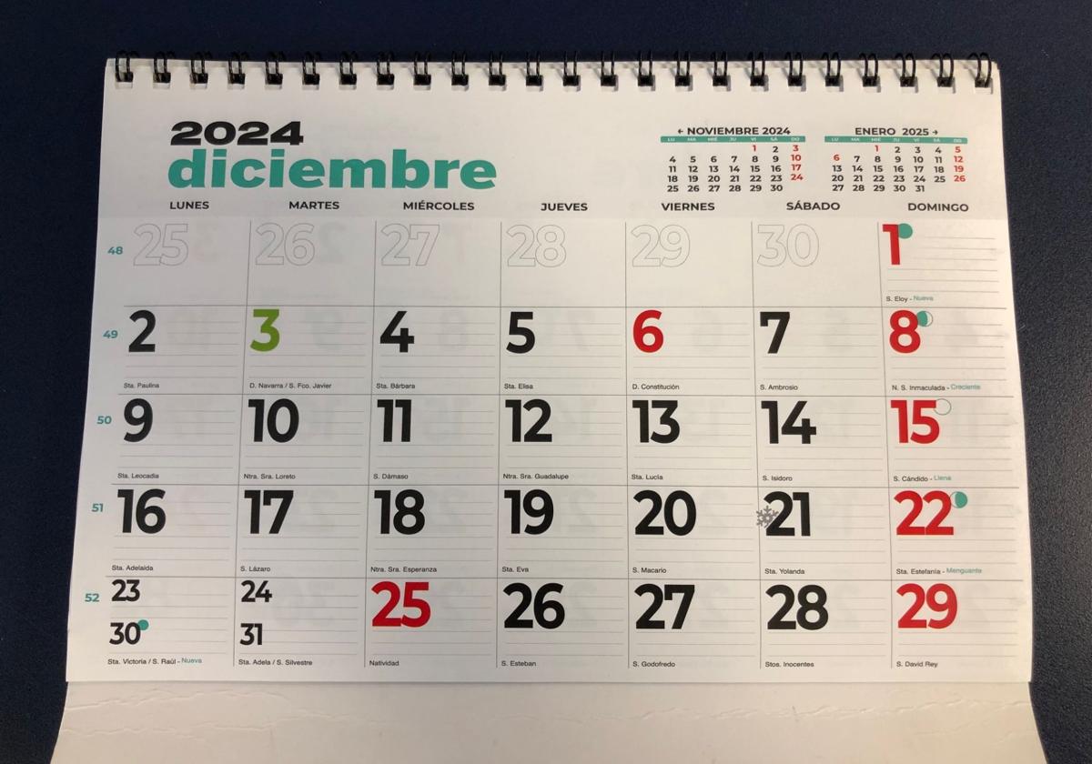 El lunes 9 de diciembre será festivo en siete comunidades autónomas