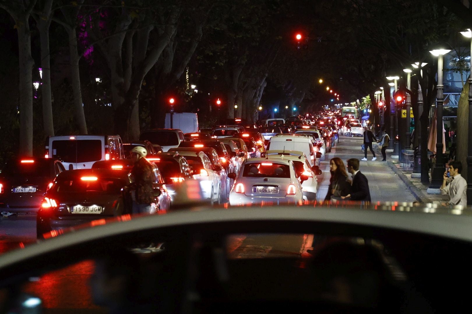 Colapso en el centro de Valencia en pleno fin de semana