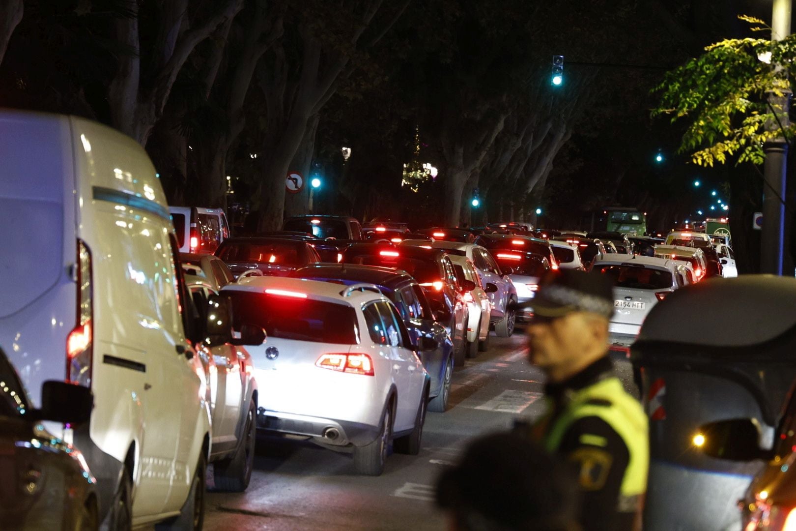 Colapso en el centro de Valencia en pleno fin de semana