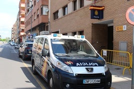 Comisaría de la Policía Nacional en Alzira.