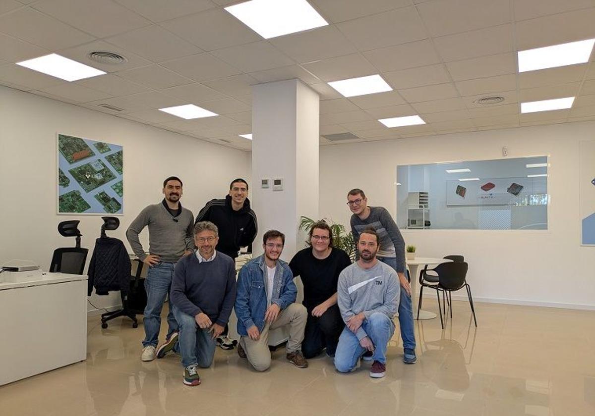 Equipo de Blautic, la startup ganadora