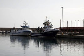 Barcas en el puerto de Xàbia.