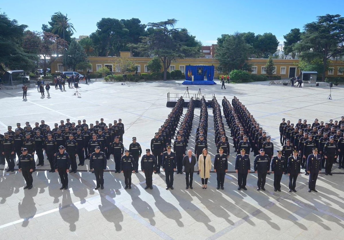 Presentación de los nuevos agentes de la Policía Local de Valencia.