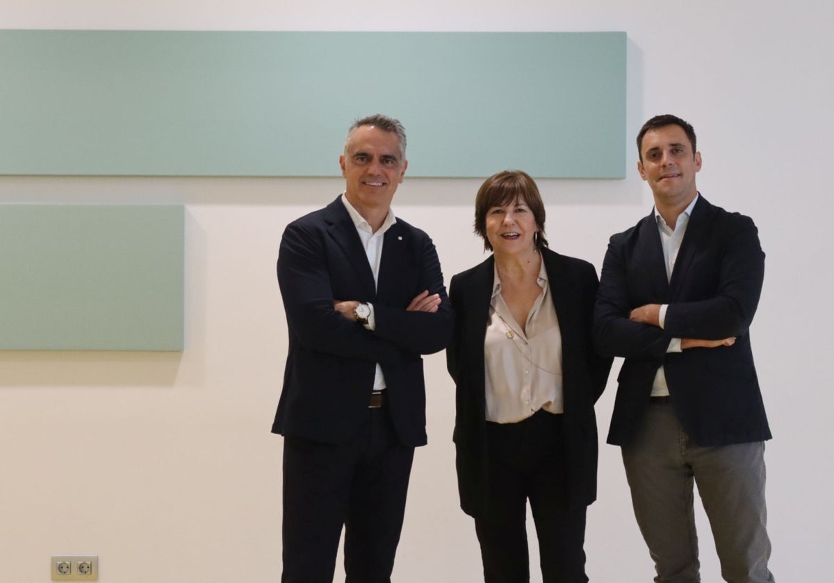 Los socios de Improven, Sergio Gordillo, Amalia Belenguer y Guillermo Prats.
