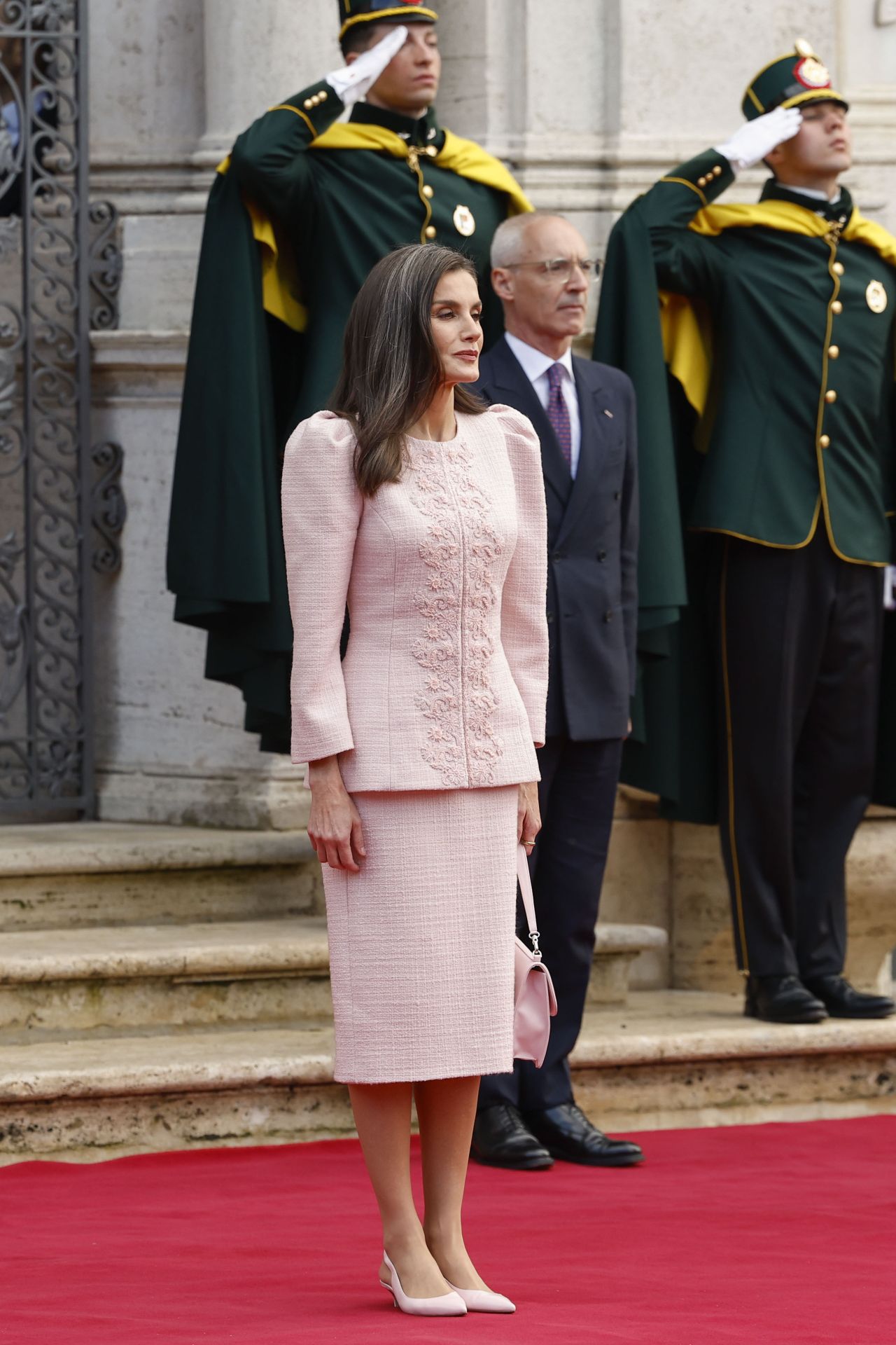 Letizia deslumbra en el viaje oficial de los Reyes a Italia