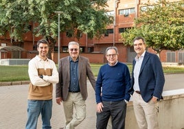 Los cuatro científicos de la UPV.