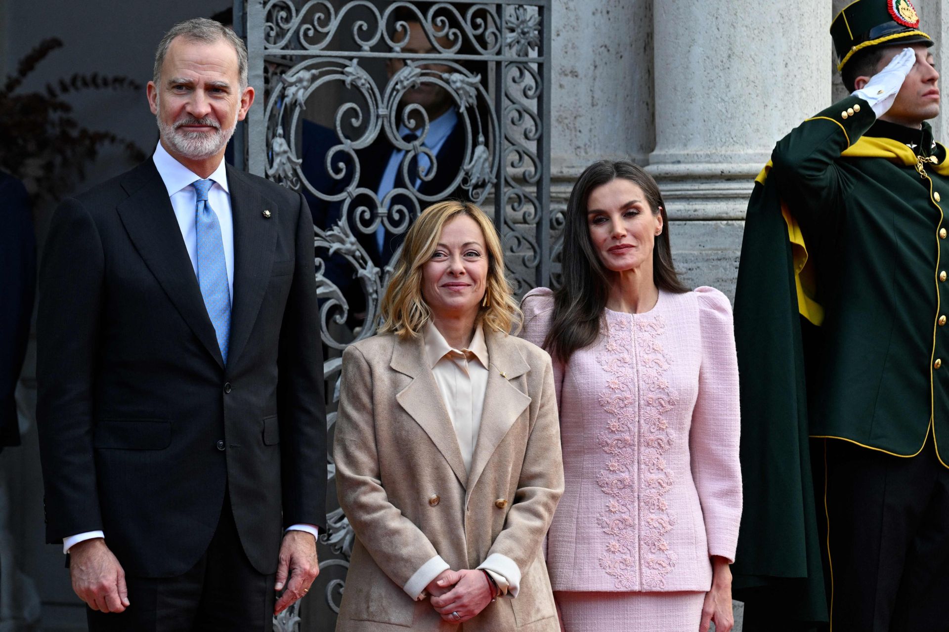 Letizia deslumbra en el viaje oficial de los Reyes a Italia