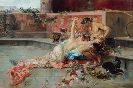 'Mesalina en brazos del gladiador', de Sorolla, pertenece a la colección BBVA.