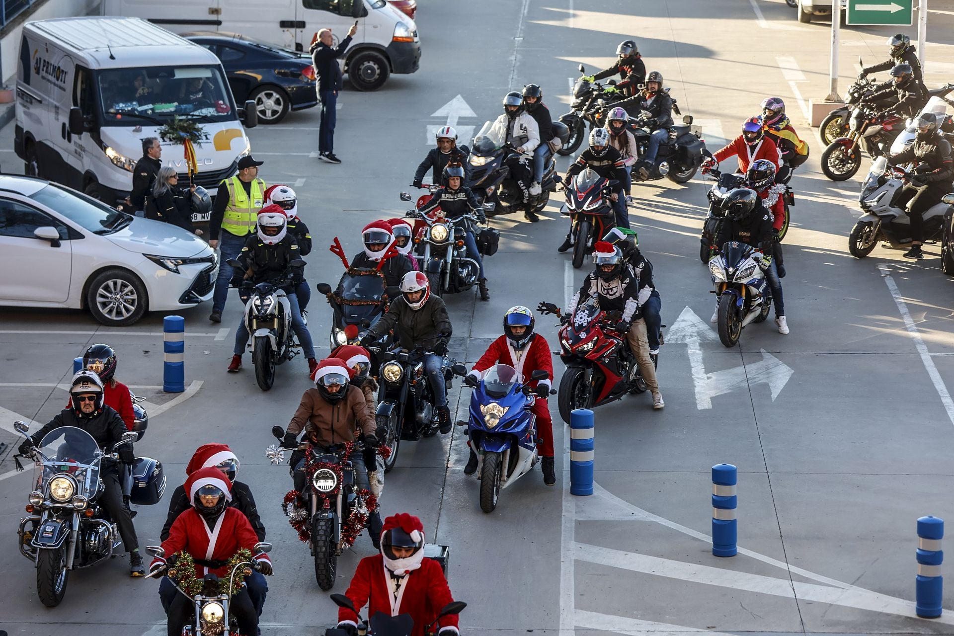 Fotos de la cabalgata motera en Valencia