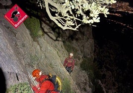 Rescatados dos escaladores en el Puig Campana en Finestrat.