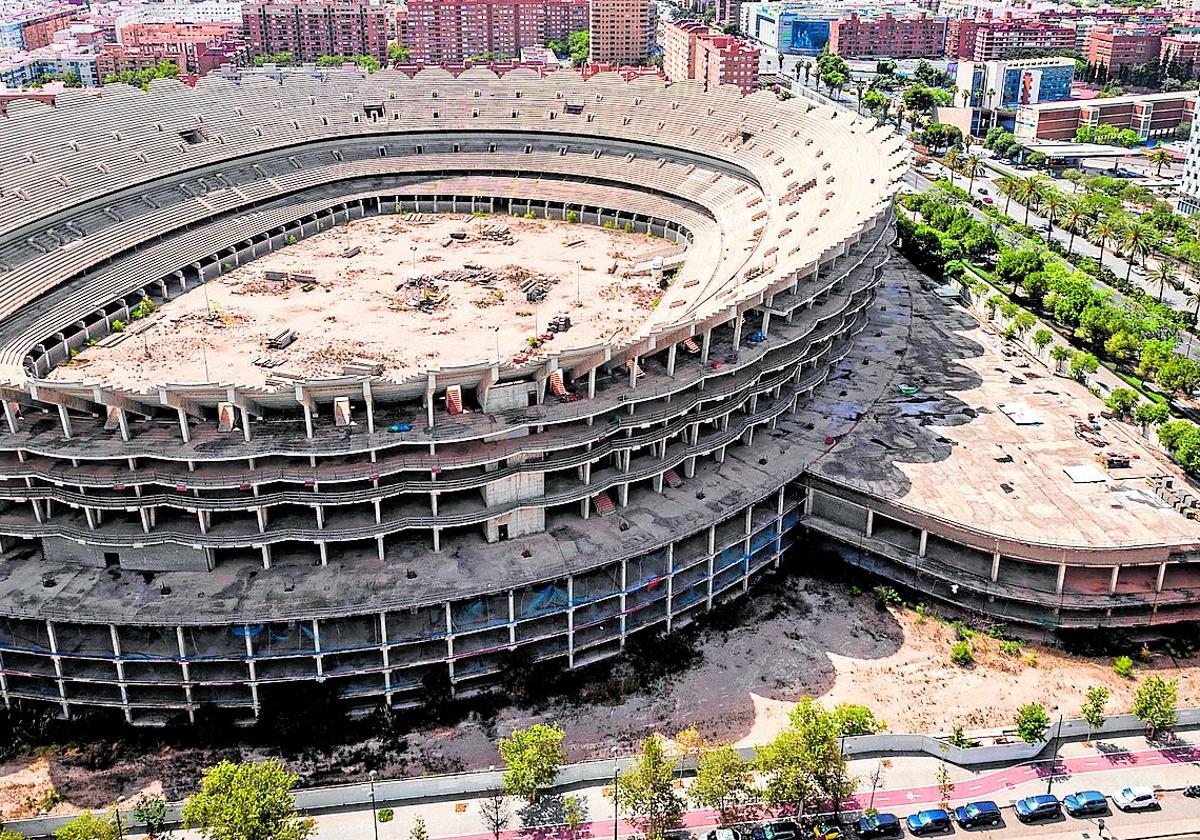 Aspecto del nuevo Mestalla.