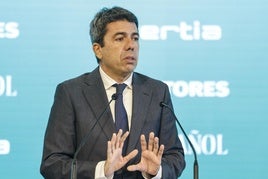 El presidente de la Generalitat, Carlos Mazón.