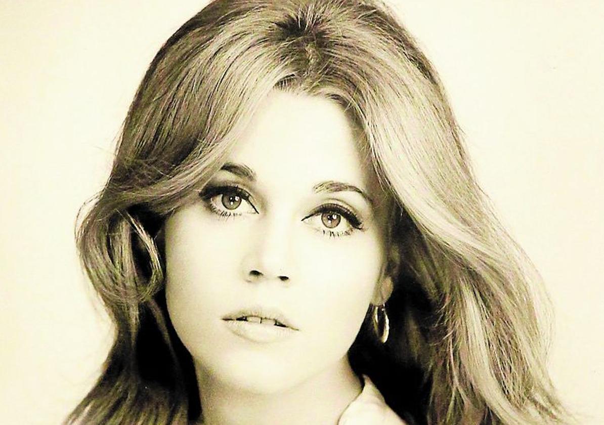 Retrato de Jane Fonda.