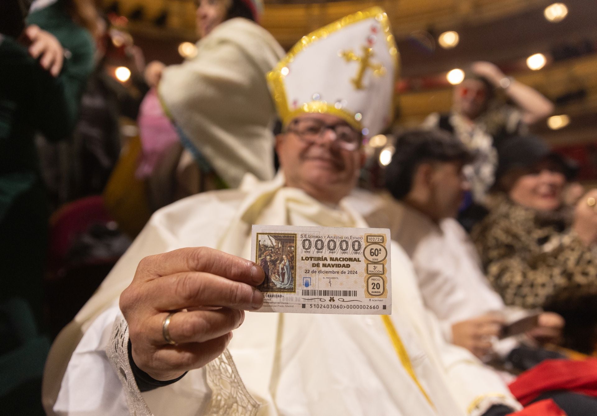 Las mejores imágenes del sorteo de la Lotería de Navidad en el Teatro Real