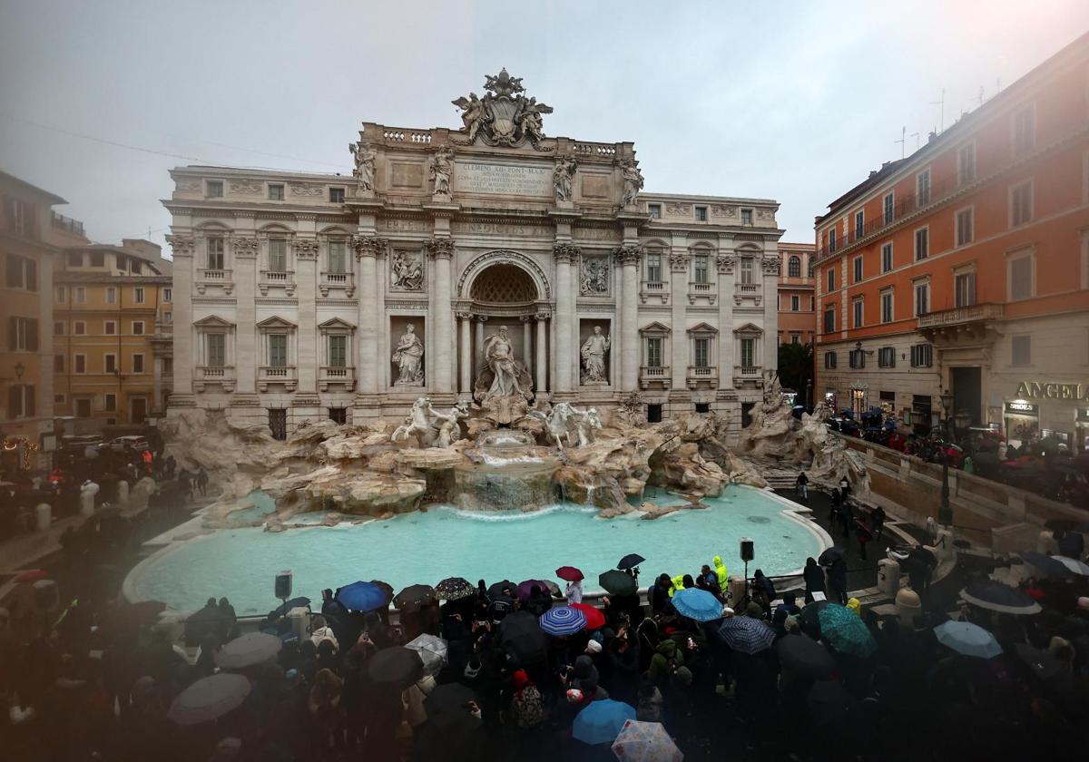 La Fontana de Trevi.