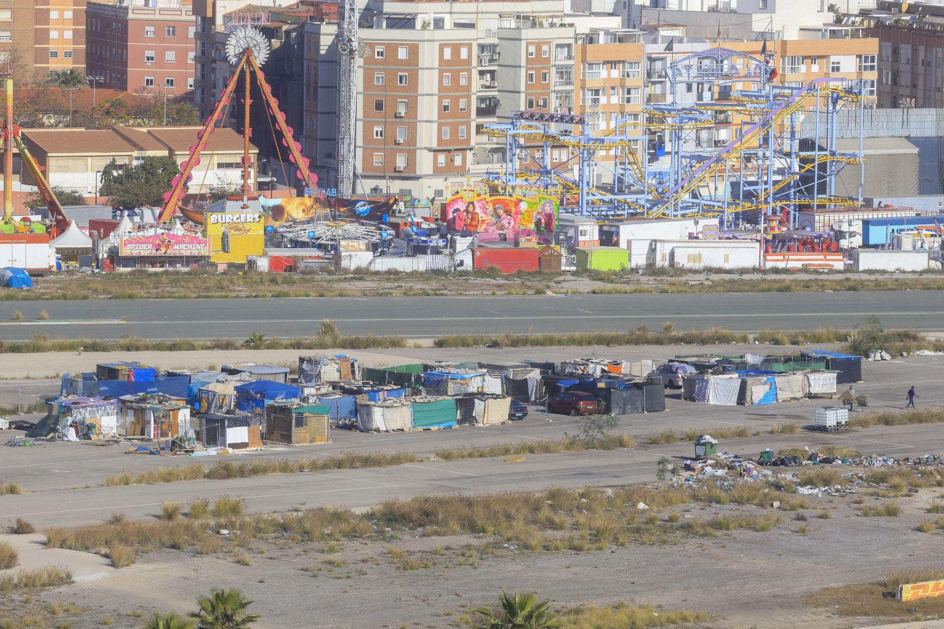 El riesgo de vivir al lado del mayor núcleo urbano de chabolas de Valencia