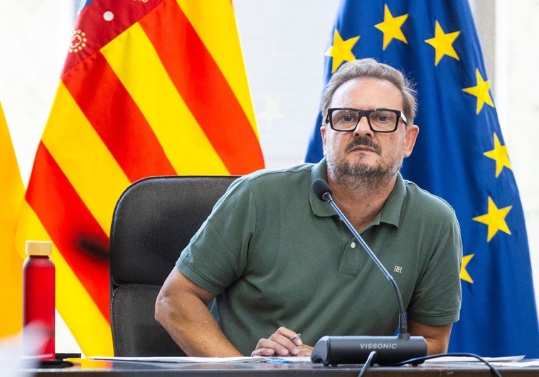 Vicente Zaragozá, alcalde de Silla, en un pleno.