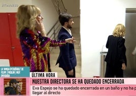 El momento en el que acuden a 'rescatar' a Eva Espejo.