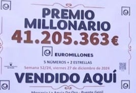 Buscan al ganador del bote del Euromillones en un municipio de 30.000 habitantes: tiene 90 días para reclamar el premio