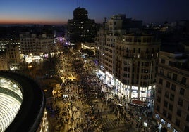 FOTOS | Tercera manifestación en Valencia contra la gestión política de la dana