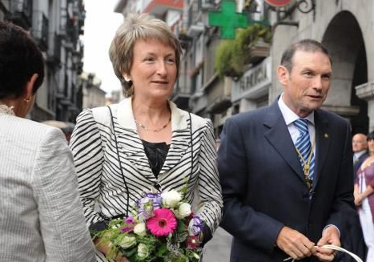 Arregi e Ibarretxe, en una foto del año 2008.