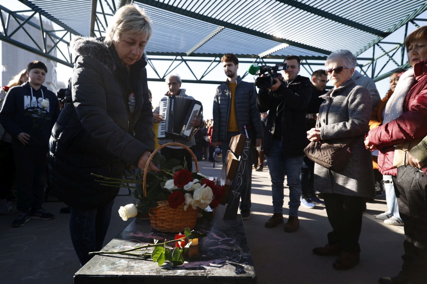 Fotos del homenaje en La Torre a la víctima de la dana de Valencia