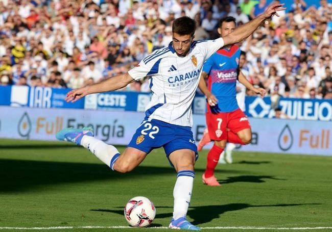 Alberto Marí, con el Zaragoza.