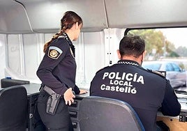 Agentes de la Policía Local de Castellón en una imagen de archivo.