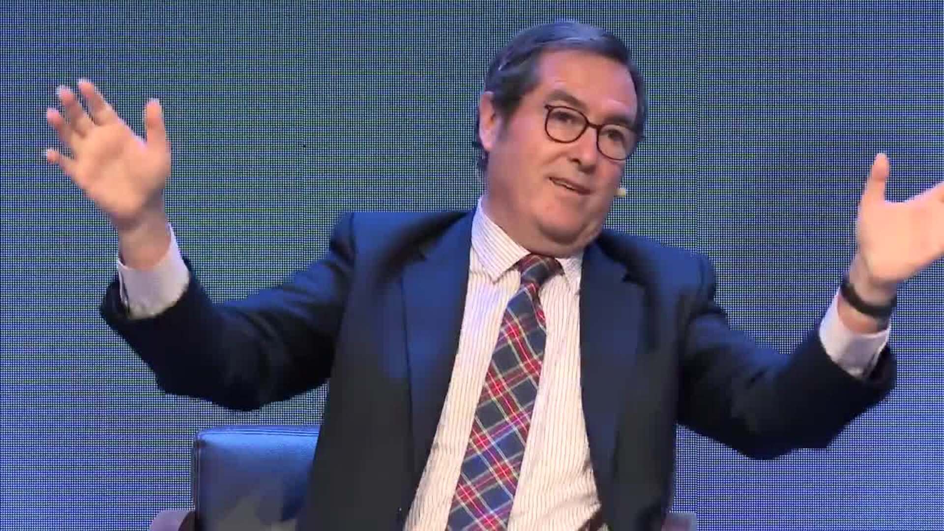 Garamendi (CEOE) tilda de "desmadre" la situación actual de la Ley de Amnistía