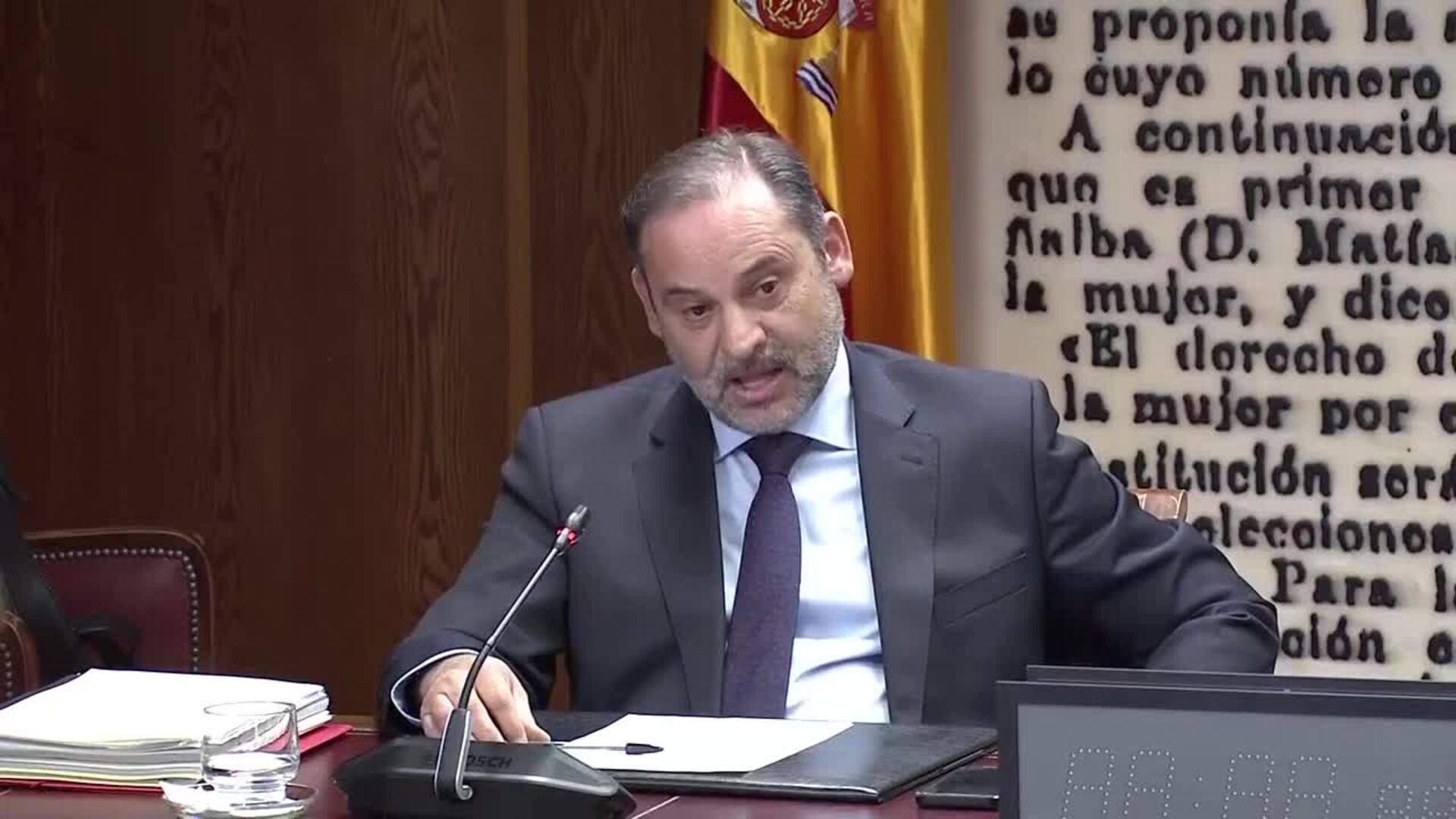 Ábalos define su papel en el 'caso Delcy' como una "misión diplomática de éxito"