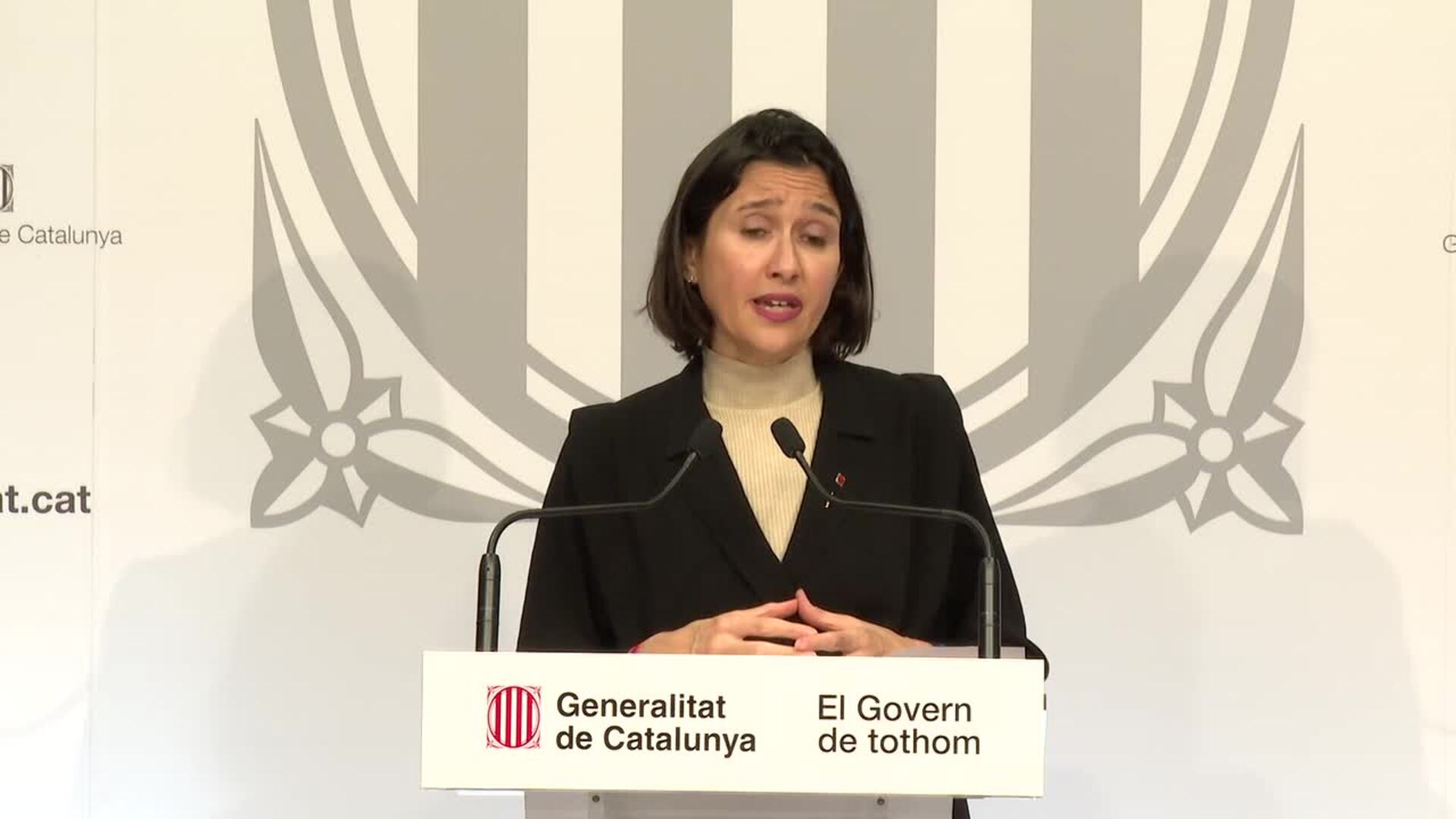 Parlon anuncia restricciones en la movilidad en 5 comarcas de Tarragona por lluvias