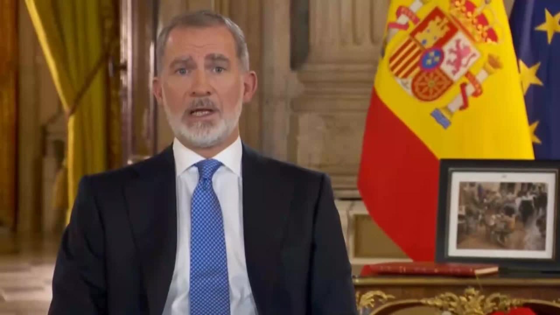 Felipe VI reclama que las ayudas lleguen cuanto antes a los afectados por la dana