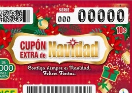 Cupón extra de Navidad de la Once en una imagen de archivo.