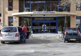 Entrada de la residencia Galileo Galilei de Valencia.